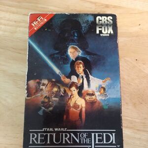 Vintage Star Wars Return Of the Jedi VHS Tape  1st Edition Original CBS Fox